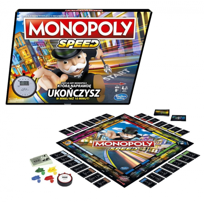 Monopoly Speed Hasbro Gra w 10 Minut E7033